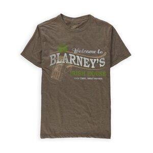 SONOMA life+style Mens Blarney's Graphic T-Shirt, Brown, NWT